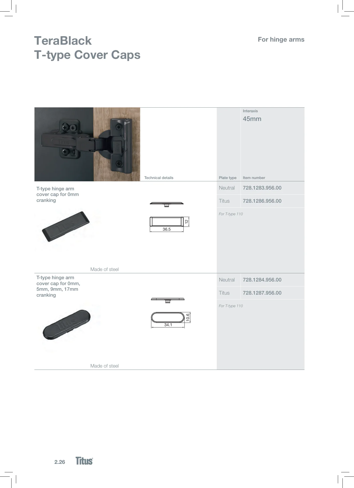 Complete Technical Catalogue, page 146, including product code 728.1284.956.00. Open the page for the text transcript.