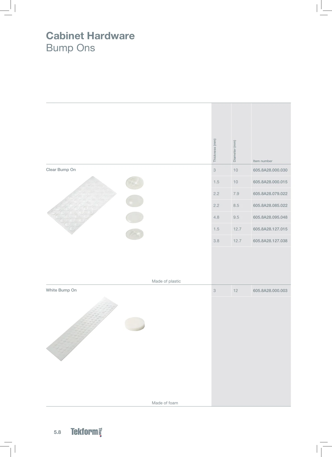 Complete Technical Catalogue, page 358, including product code 605.8A28.000.030. Open the page for the text transcript.