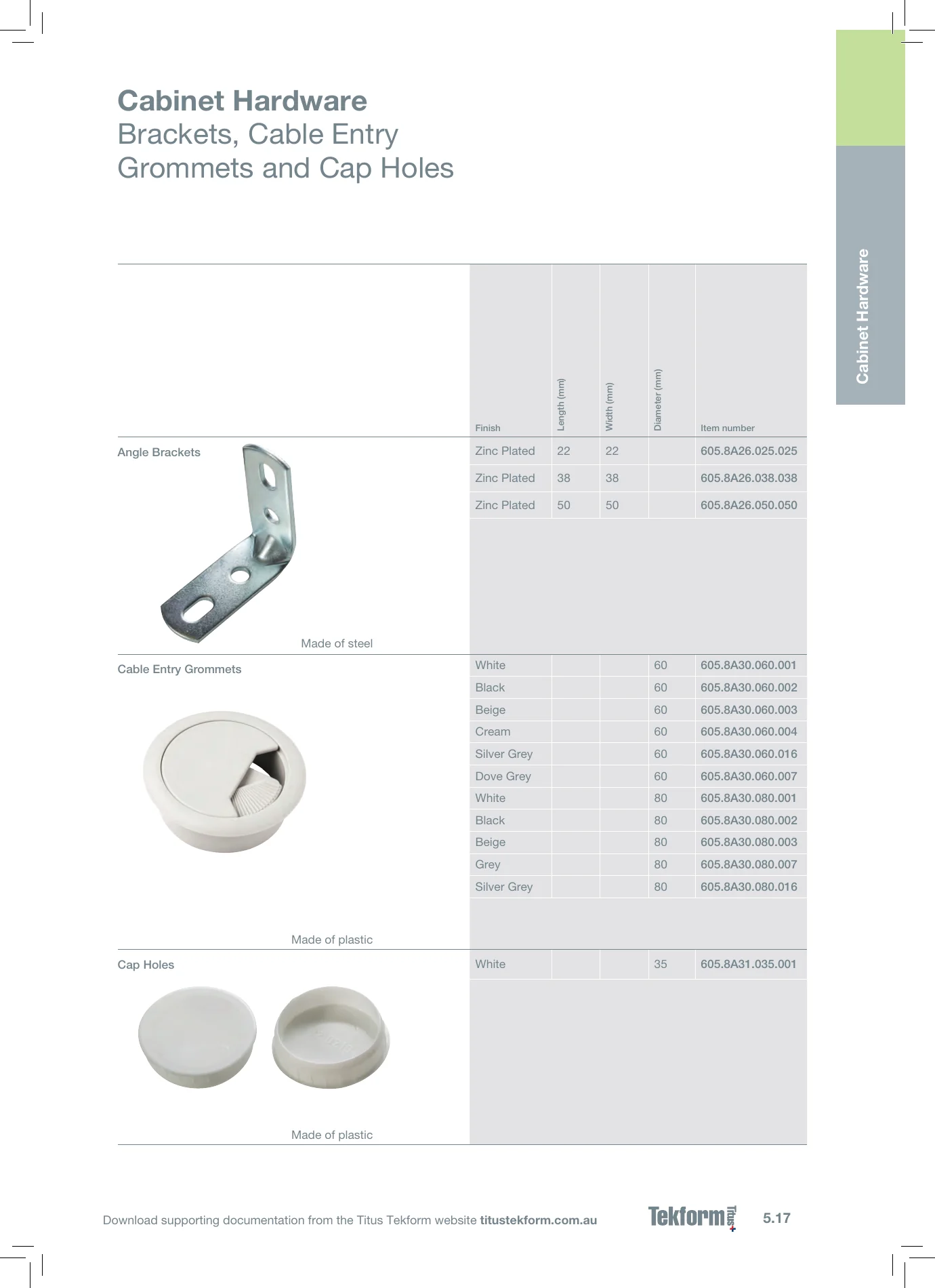 Complete Technical Catalogue, page 367, including product code 605.8A30.060.003. Open the page for the text transcript.