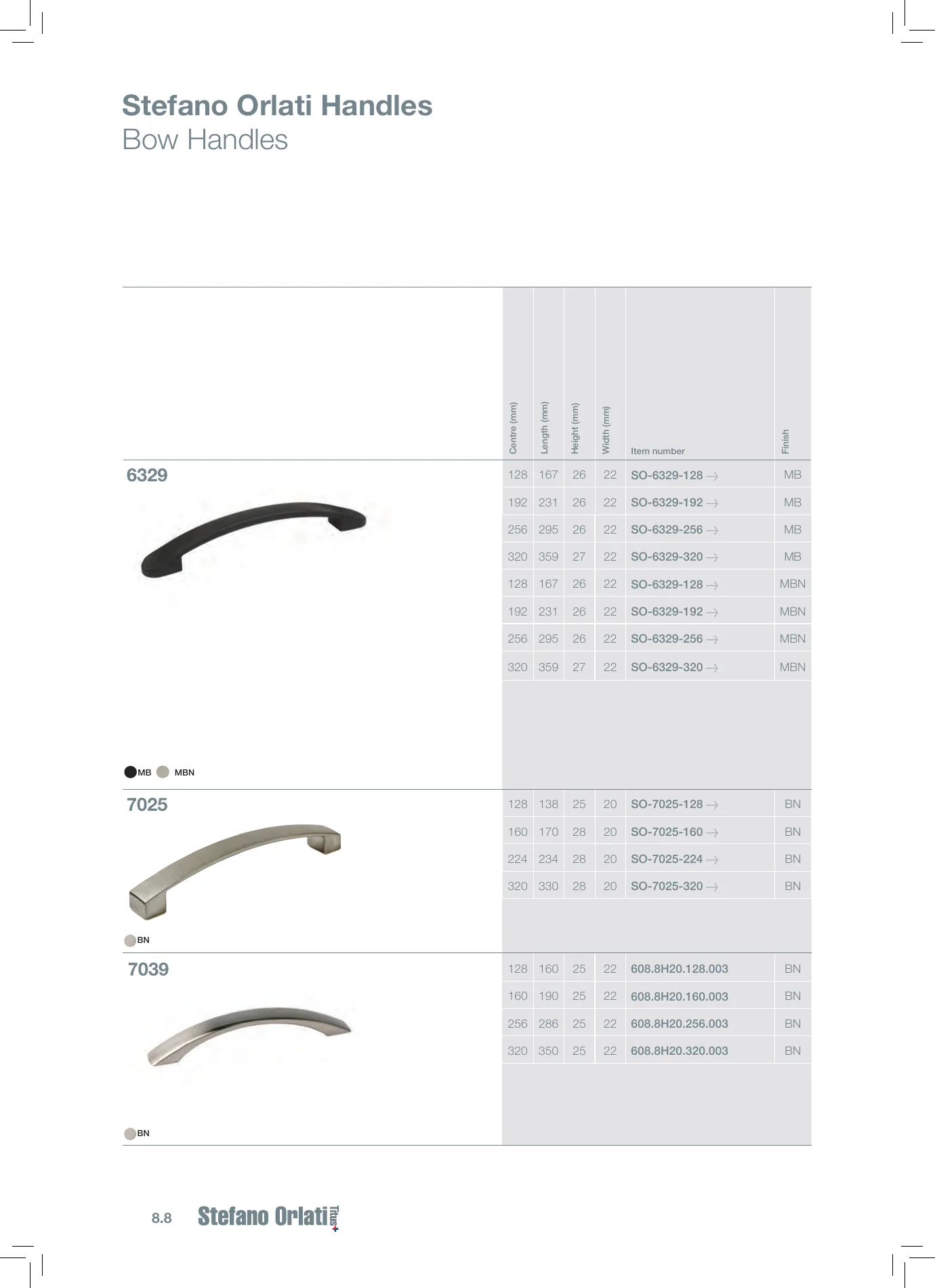 Complete Technical Catalogue, page 426, including product code 608.8H20.128.003. Open the page for the text transcript.