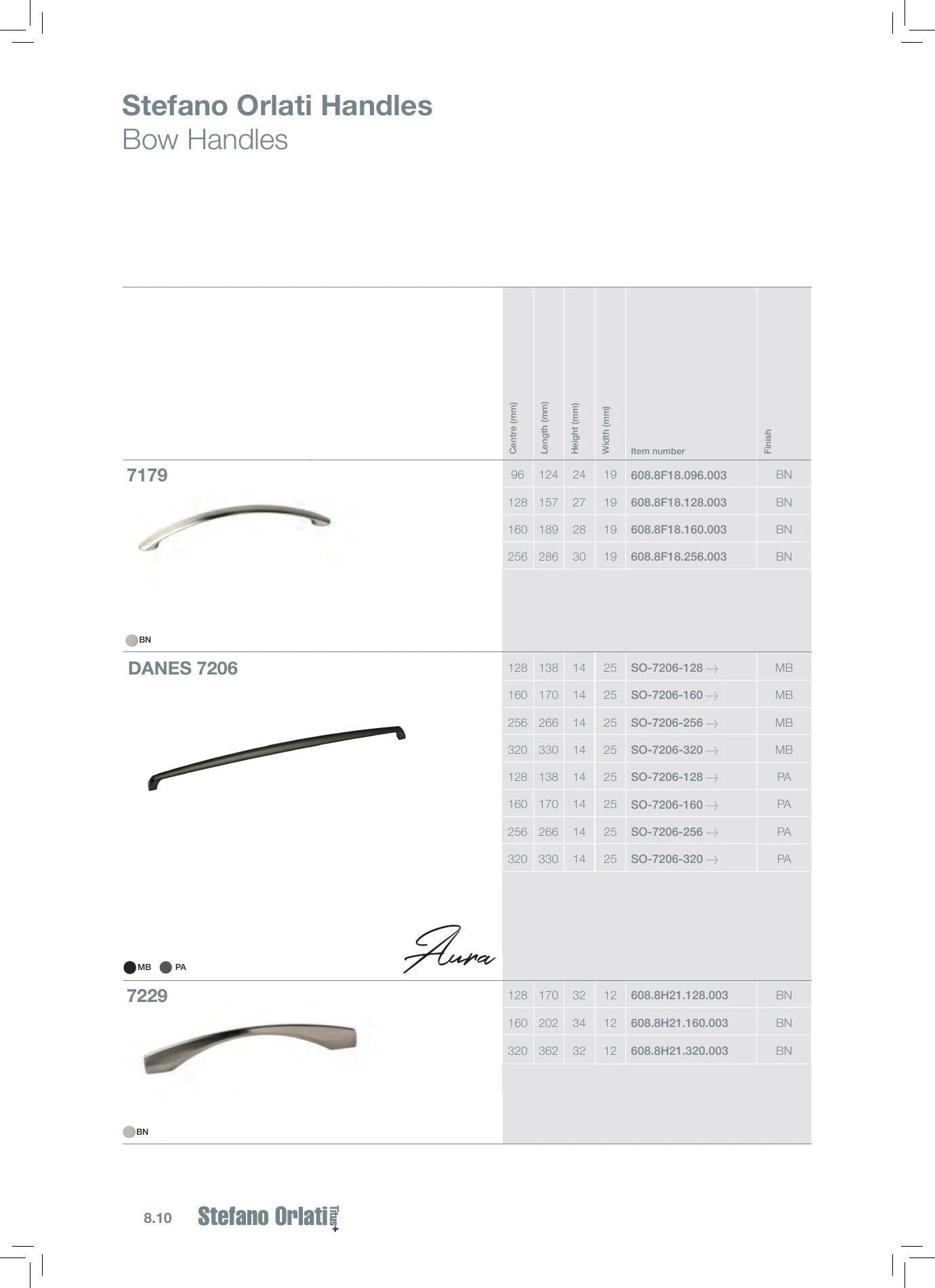 Complete Technical Catalogue, page 428, including product code 608.8H21.128.003. Open the page for the text transcript.