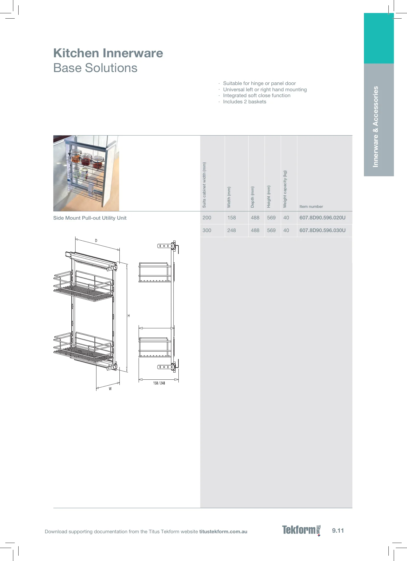 Complete Technical Catalogue, page 483, including product code 607.8D90.596.020U. Open the page for the text transcript.