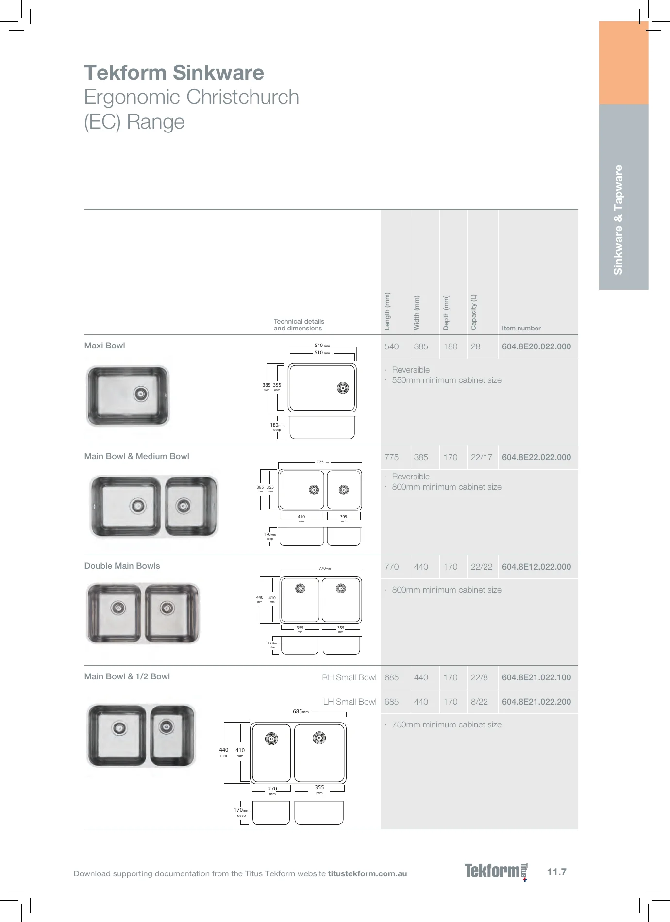 Complete Technical Catalogue, page 591, including product code 604.8E21.022.100. Open the page for the text transcript.