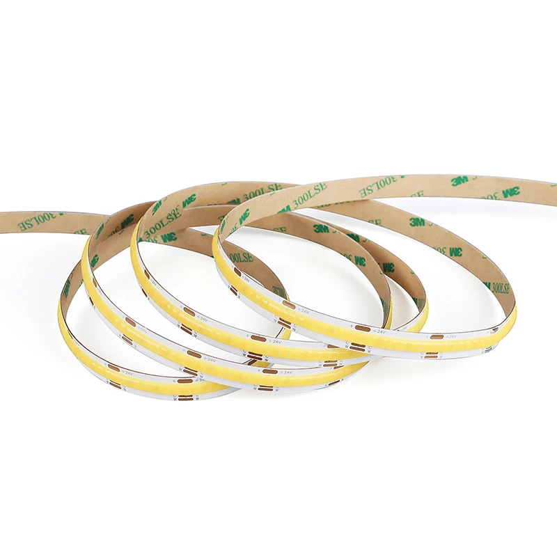 608 Cob 10 mm Striplight 24V 15M Roll Ww · Cw