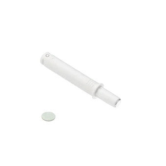 Short Push Open with Magnet Including Self Adhesive Plate — White