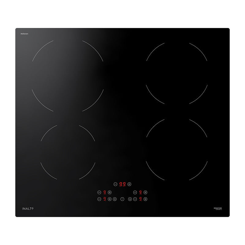 INALTO Premium 60cm Induction Touch Control Cooktop — Black