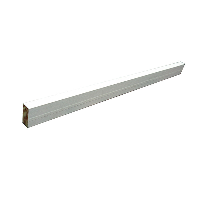 2 x 1 Pine Rail — White