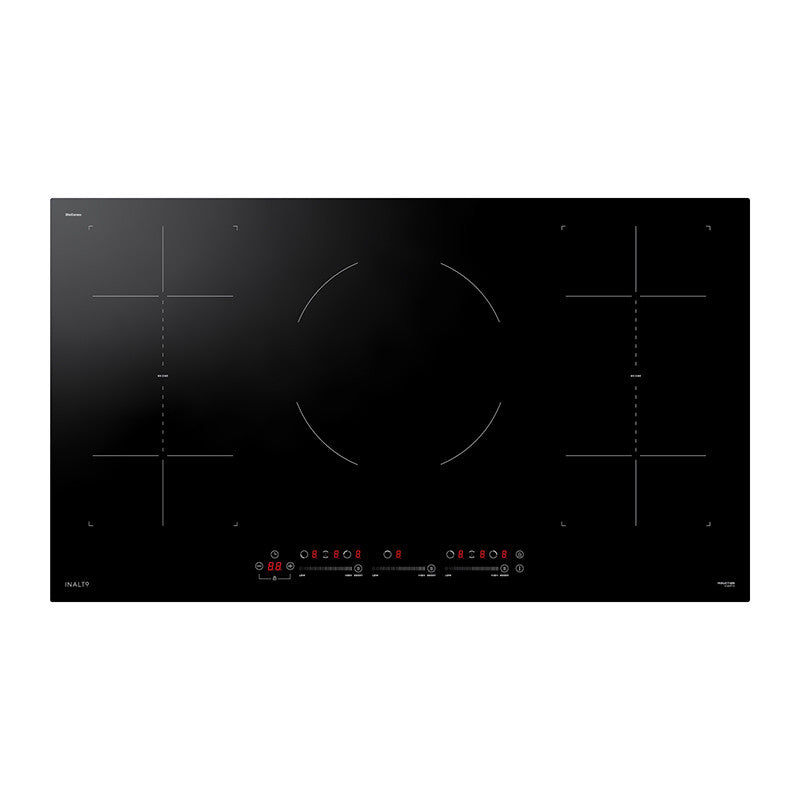 INALTO Premium 90cm Induction Touch Control Cooktop — Black