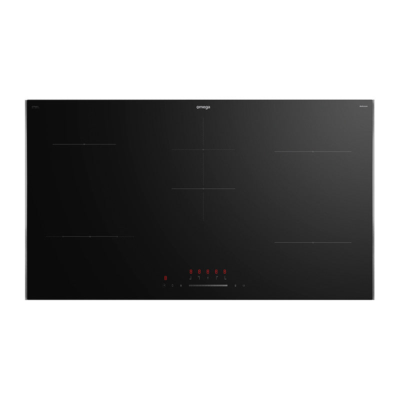 Omega 90cm Ceramic Touch Control Cooktop — Black