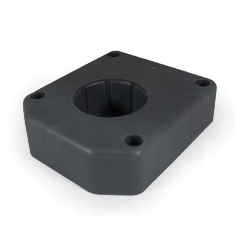 Screw-in Titus Leg Top without Lip — Black
