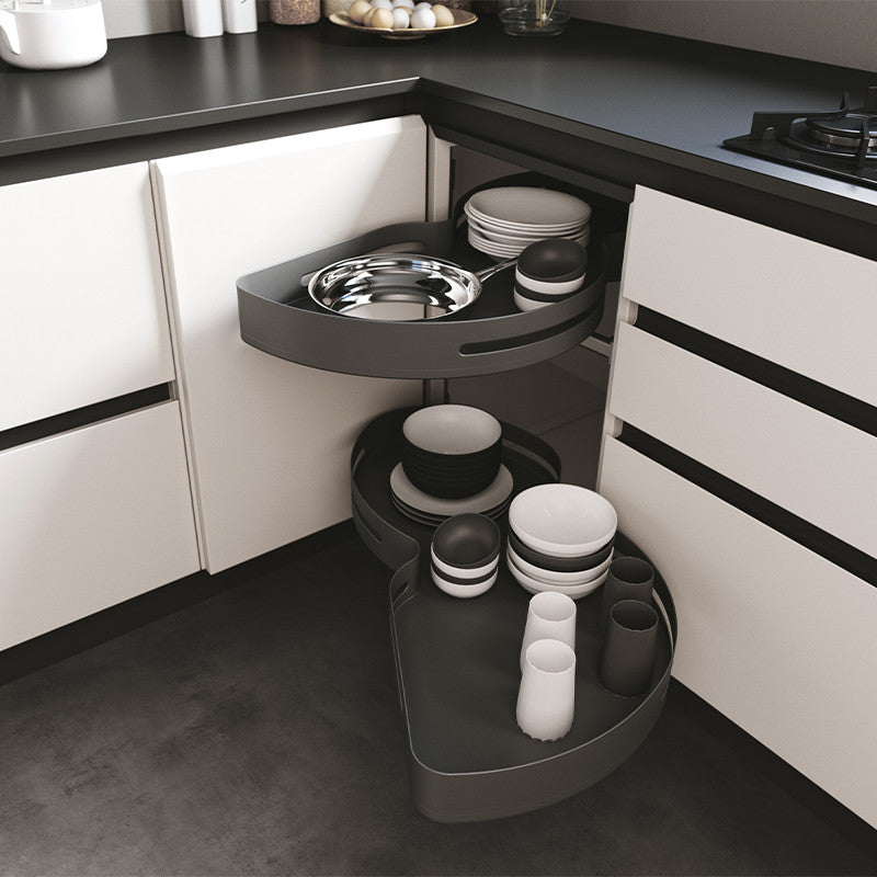 Quadra Corner Swivel Unit — Anthracite