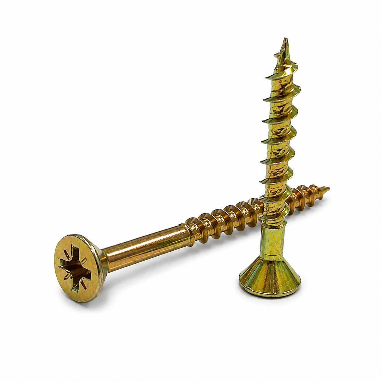 ChipFast CSK Multi Head Screws 8G With SwiftTip — Yellow Zinc