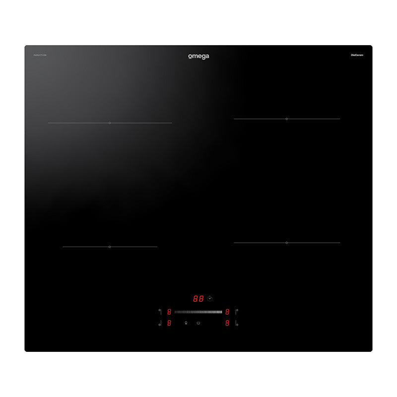 Omega 60cm Induction Touch Control Cooktop — Black