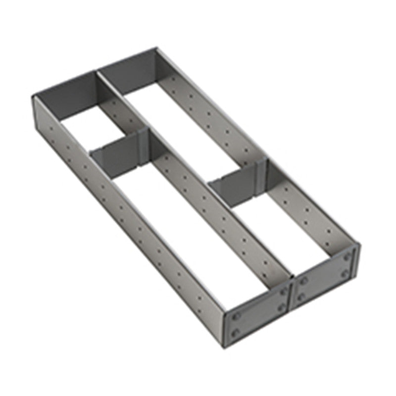 Stainless Steel Double Utensil Organiser — Stainless Steel