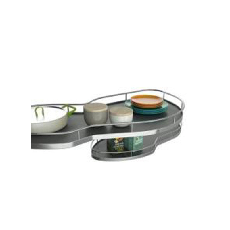 Ovalina Corner Swivel Unit — Anthracite
