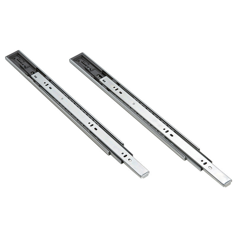 Full Extension 35kg Zinc Soft Close Runners — Zinc-plated