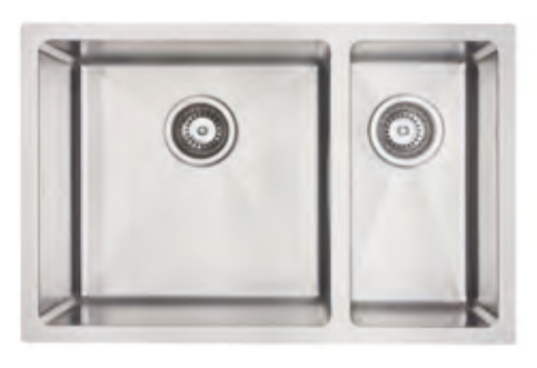 Sink Hf302r · Main &1/2 Bowl 30/11 L · 670/440/200